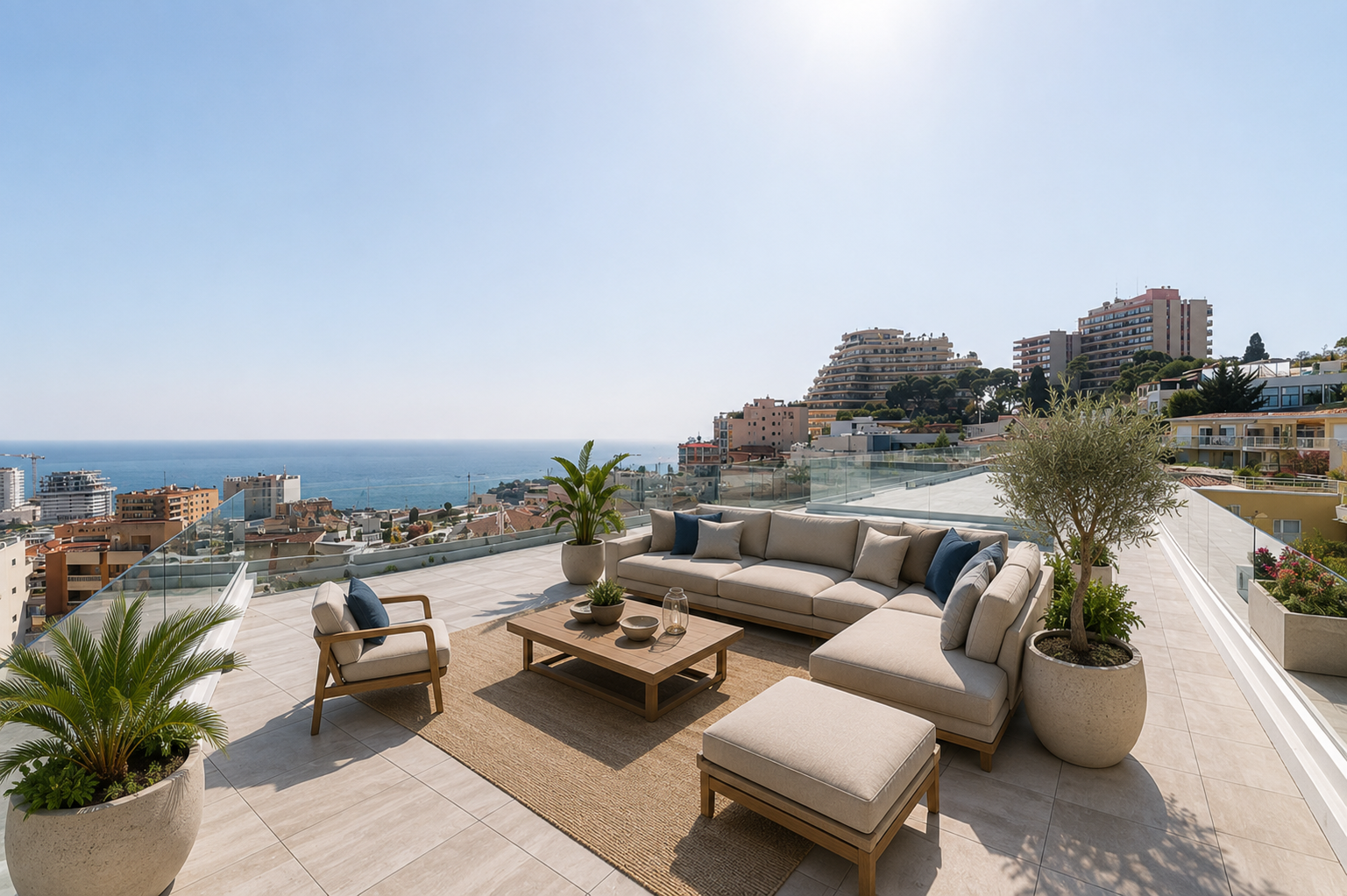 Vente Penthouse Beausoleil 4 Pièces 134 m² — photo 1