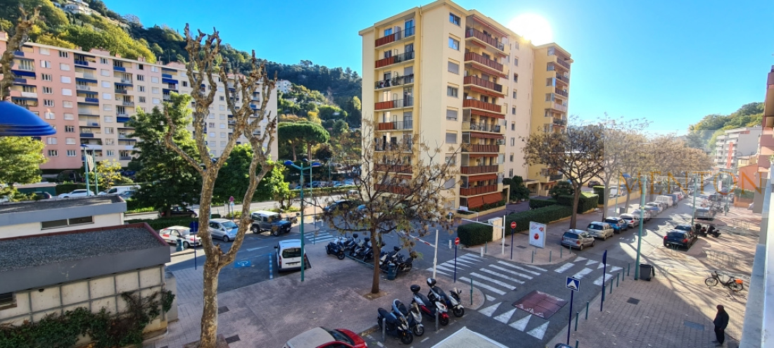 Menton, vallée du Carei, proche A8 , vaste 2 pièces, terrasse — photo 2