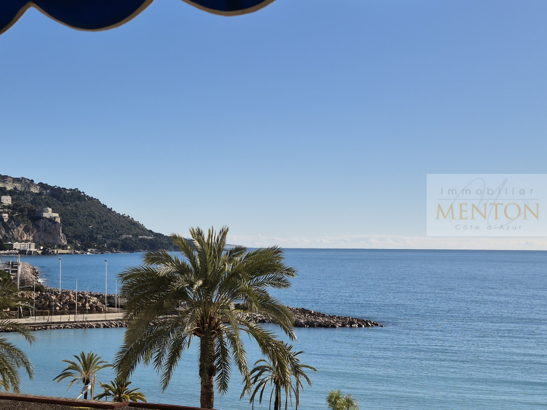 Menton,garavan  4 pièces rénové, front de mer, au calme, étage élévé, — photo 2