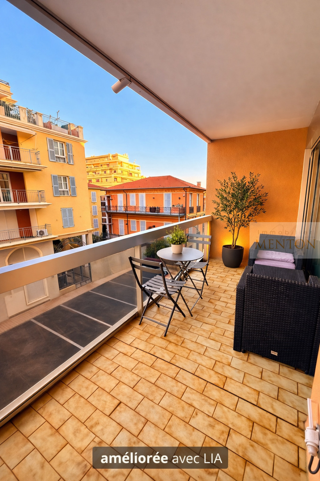 Au coeur de Menton, au calme, beau 2 pièces terrasse — photo 4