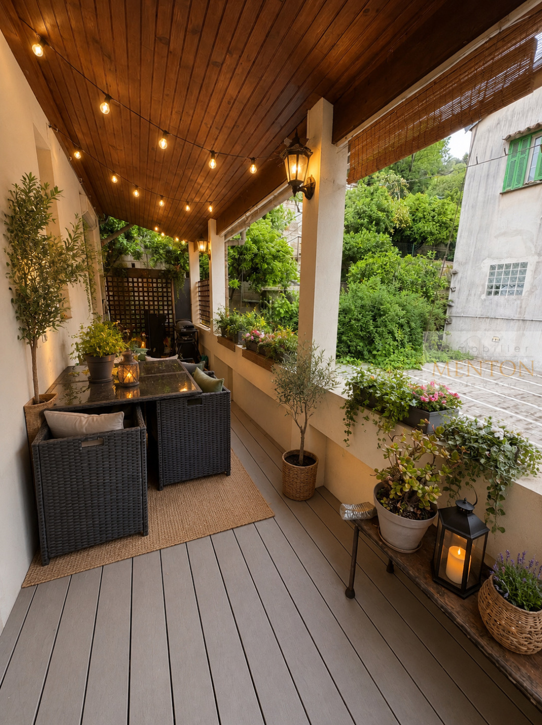Menton 4 pièces terrasse proche centre ville terrasse — photo 1