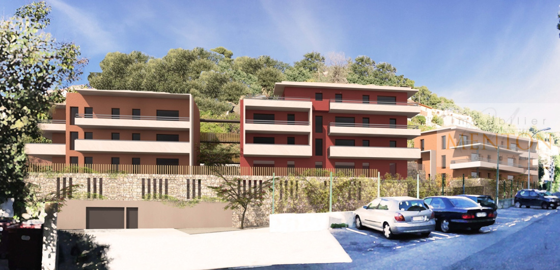 Menton -gorbio, ce parking extérieur de 13,5 m² , dans une résidence contemporaine. — photo 5