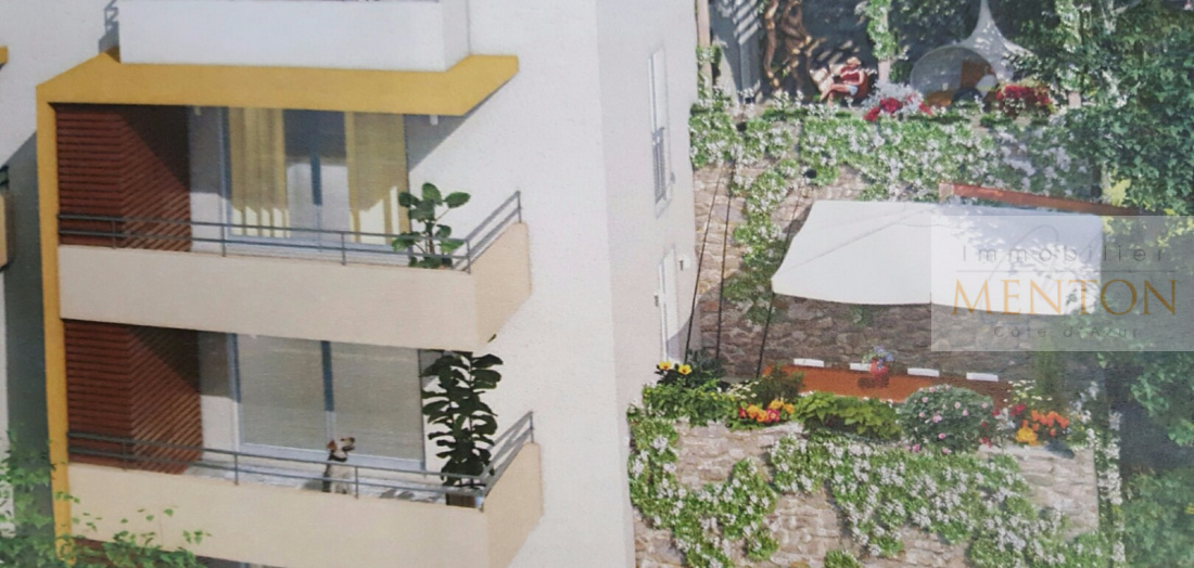 Menton, lancement programme neuf , les terrasses des serres de la Madone — photo 3