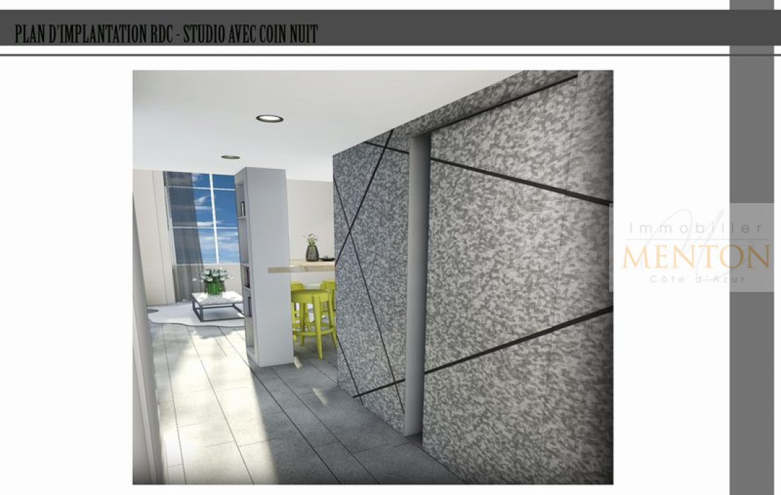 menton carré d'or, ce loft , à 20 m des plages — photo 2