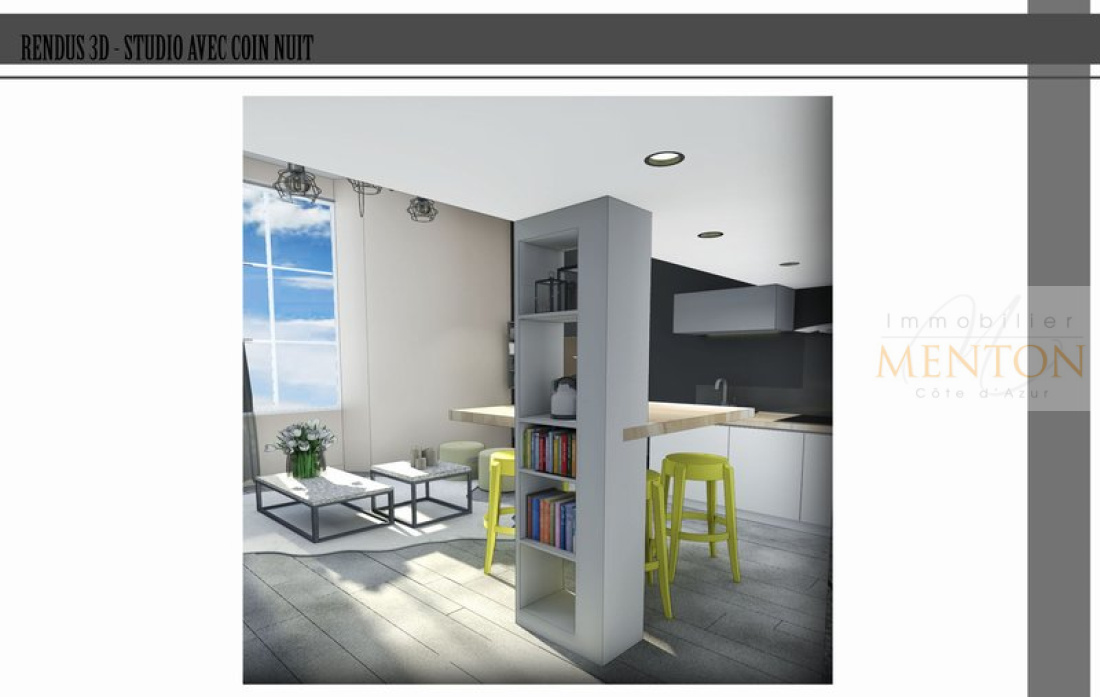 menton carré d'or, ce loft , à 20 m des plages — photo 4
