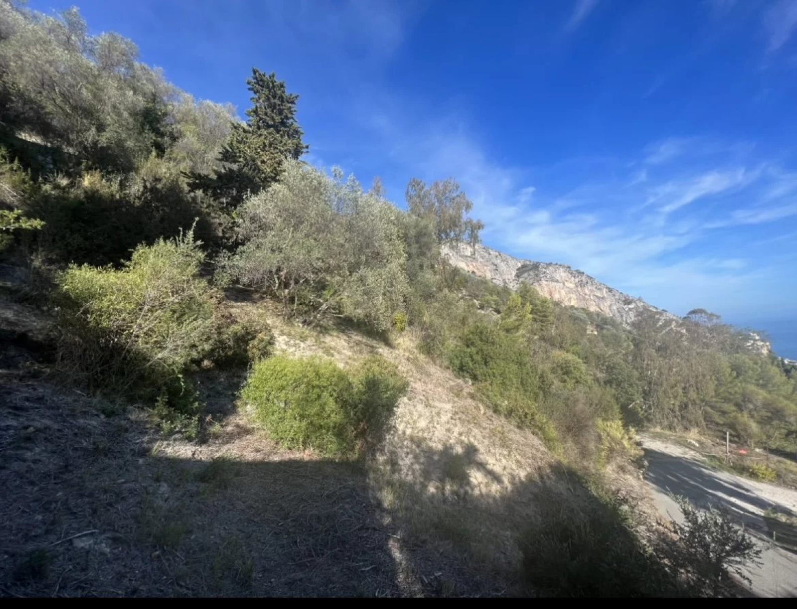 RARE- TERRAIN CONSTRUCTIBLE MENTON GARAVAN-VUE PANORAMIQUE MER- Permis construire accordé Maison- — photo 3