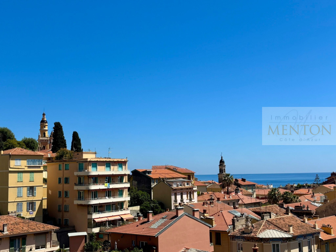 menton, dans un hotel particulier ce 4 pièces, terrasses 35 m² expo sud , terrain , vue mer — photo 5
