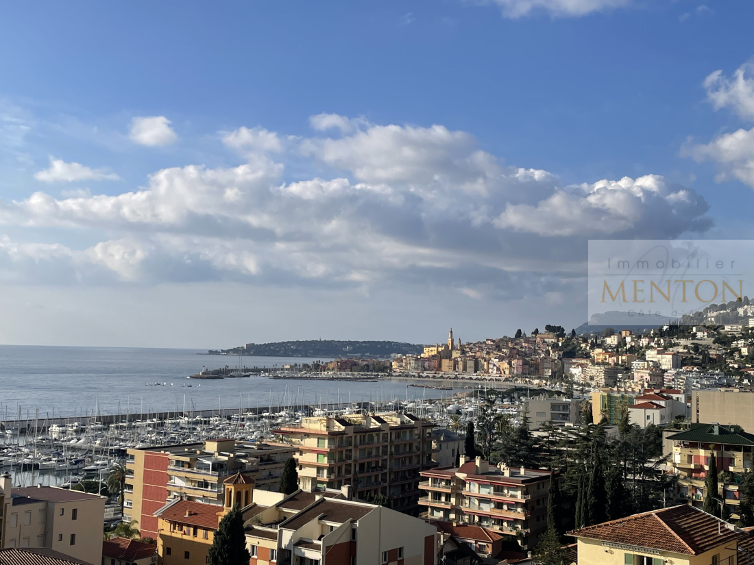 Menton, Garavan, Appartement villa de 4 Pièces, vue mer — Menton