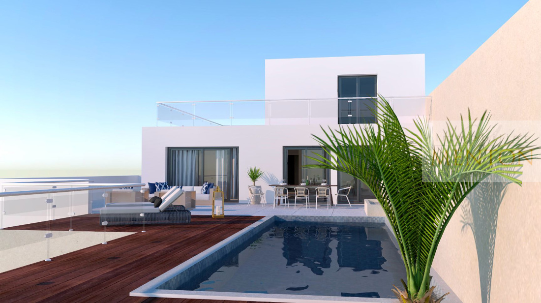 Menton annonciade, appartement villa de 148 m² ,187 m² de terrasse, piscine, terrain — photo 5