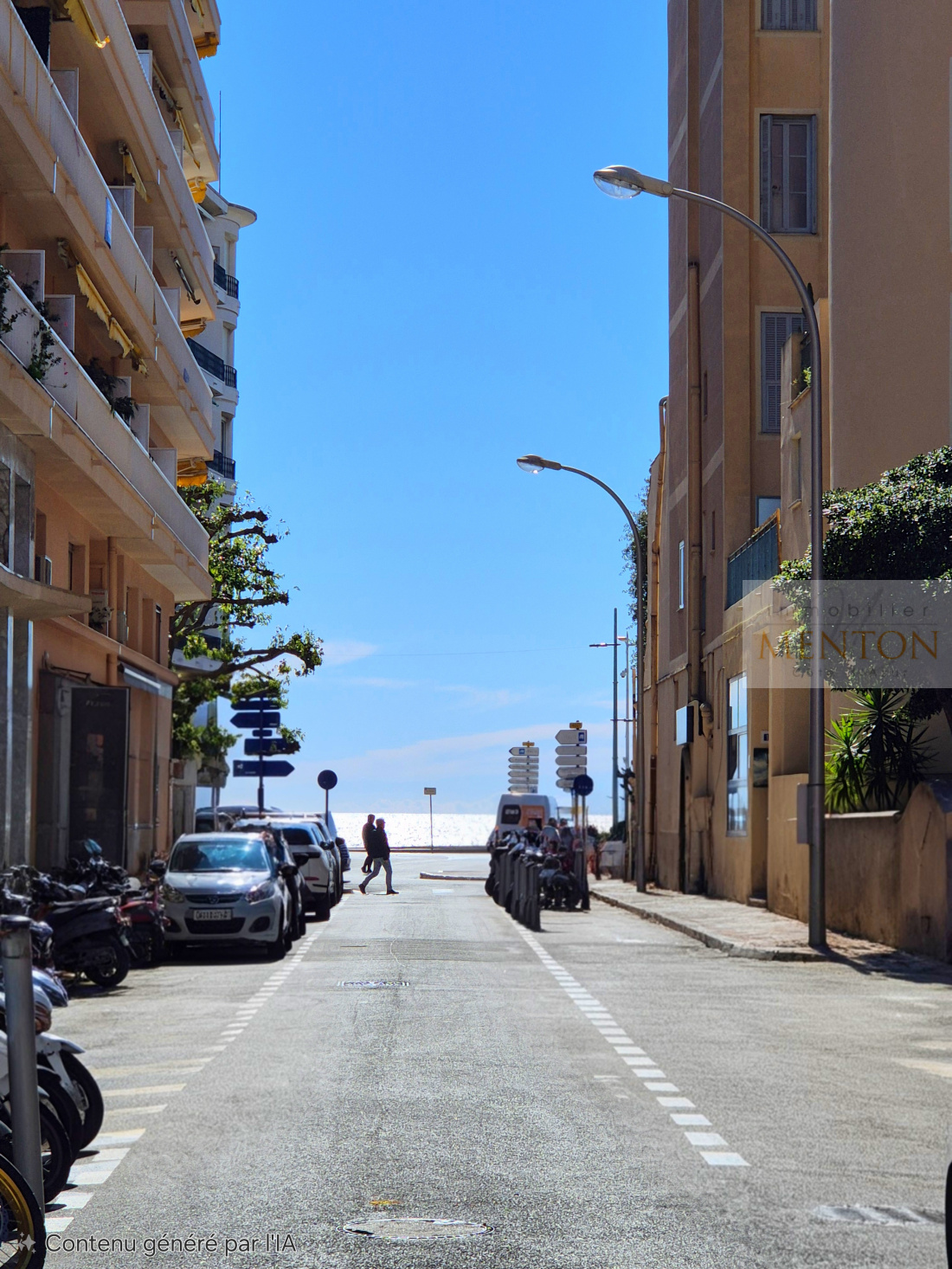 menton coeur centre ville , dans hotel particulier, appartement villa, 38 m² terrasse — photo 3