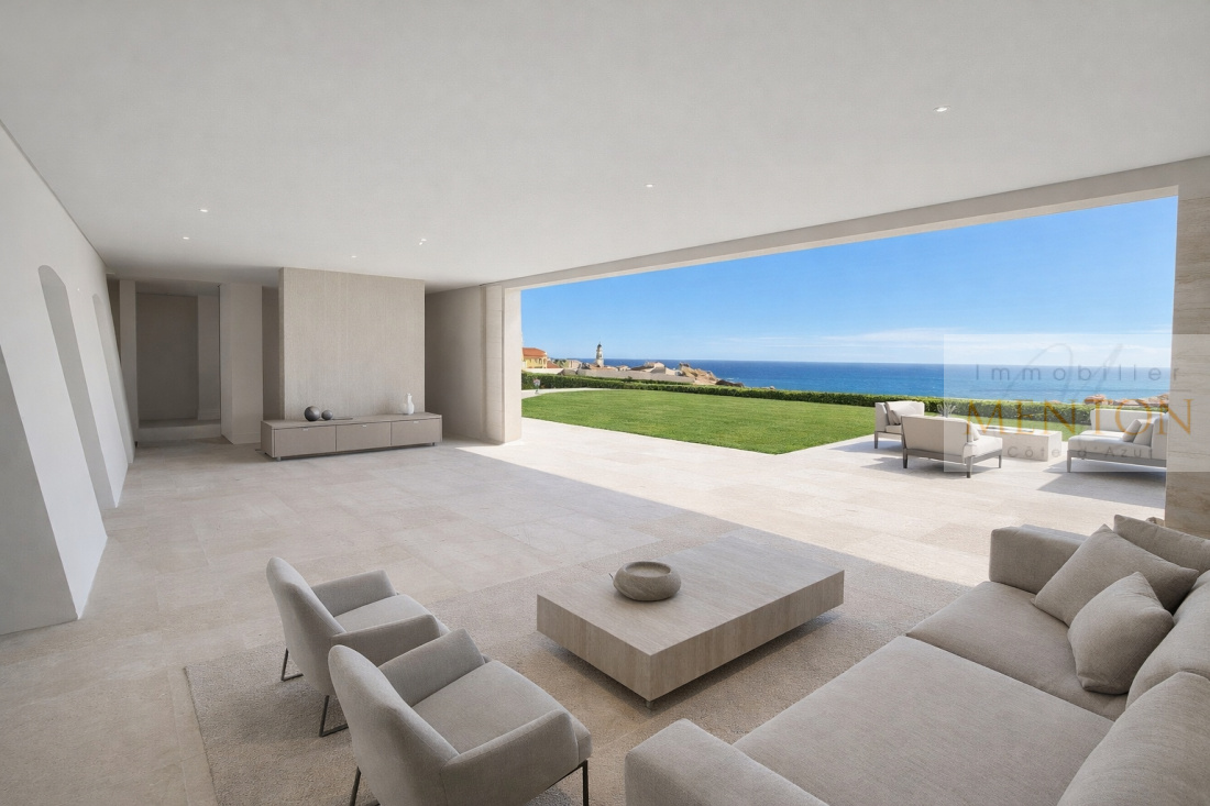 Menton appartement villa d 'exception, 4 pièces 130 m² , 200 m² de terrasse jardin, vue mer panoramique. — photo 3