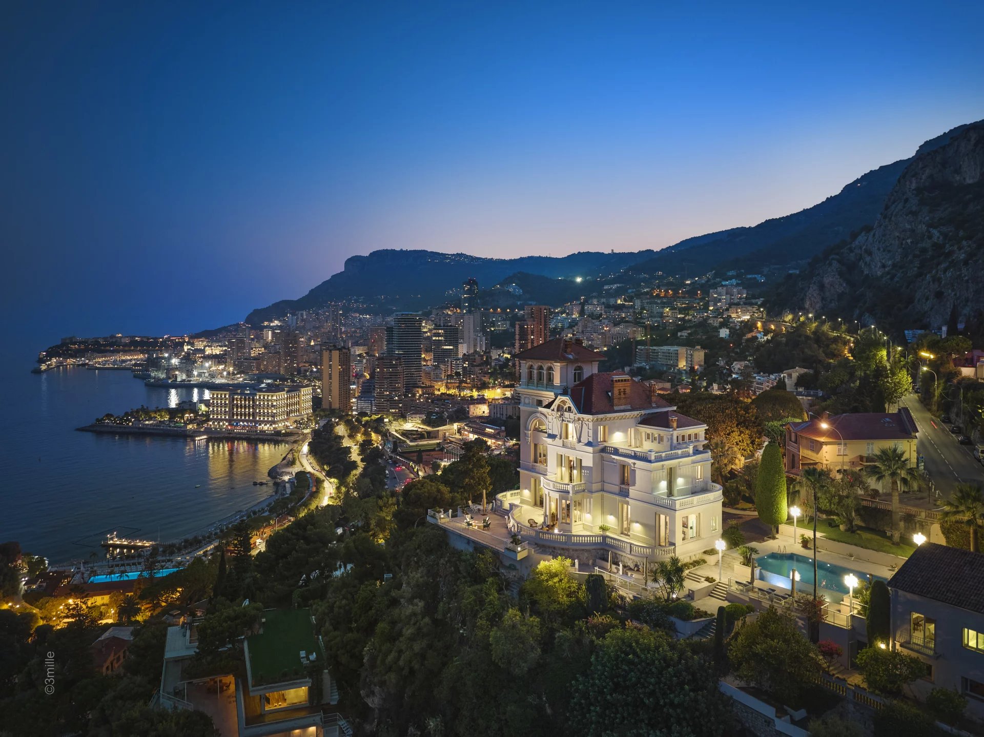 Achat Villa Roquebrune-Cap-Martin historique surplombant Monaco — photo 4