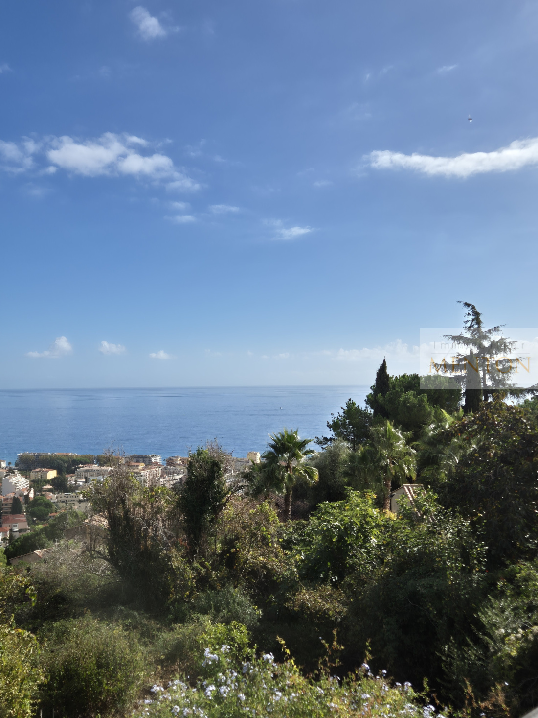 roquebrune cap martin , quartier hameau ,  maison de  140 m² sur terrain de 1500 m² en pleine vue mer panorami — photo 3