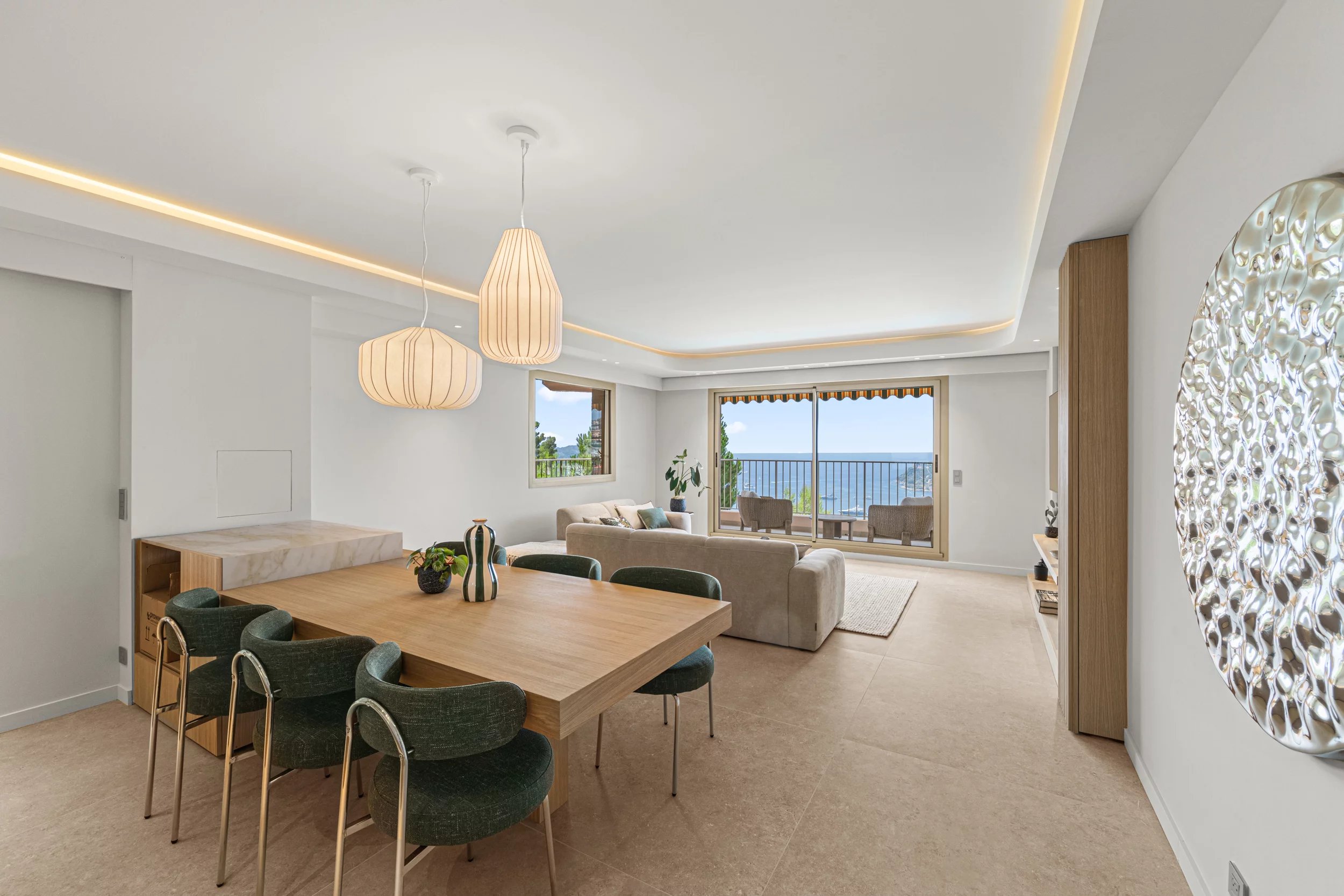 Achat Appartement Villefranche-sur-Mer 3 pièces rénové en rez de jardin avec vue mer — photo 3