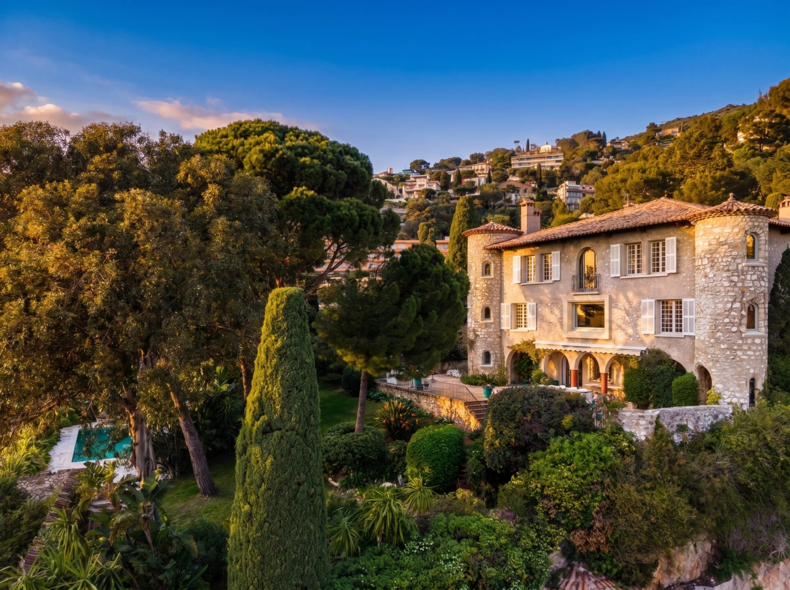 Achat Villa Villefranche-sur-Mer Château avec vue mer — photo 1